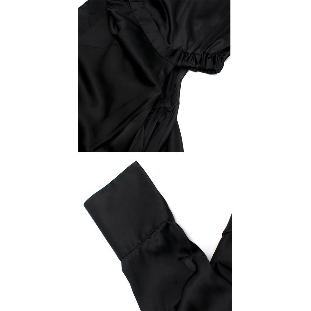 Michael Lo Sordo Cutout Silk Satin Maxi Dress XS In Excellent Condition In London, GB