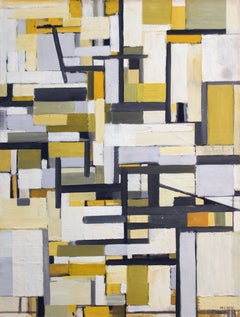 Michael Loew, Delineations in Space, oil on canvas, 1955