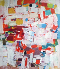 Michael Loew, Transparent Whites, oil on canvas, 1957