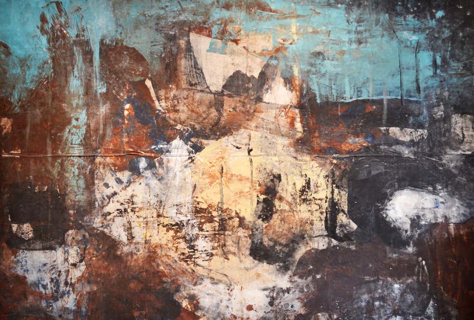 Bruce Large Secolve Bruce Rubenstein - Inscape VII - Large Scale Abstract Expressive ...