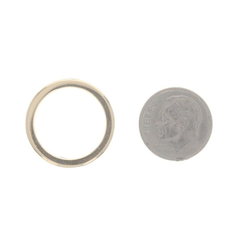 Michael M, bague empilable à rayures en or jaune 14 carats et émail vert chroma, taille 6 1/2 en vente 2