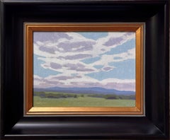 "Bow Marli Blue Skies" - Paysage de l'ouest et ciel, peinture à l'huile sur lin