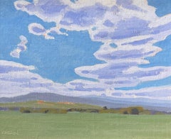 "Bow Mar Skies" - Original Öl-Landschaftsgemälde auf Leinen