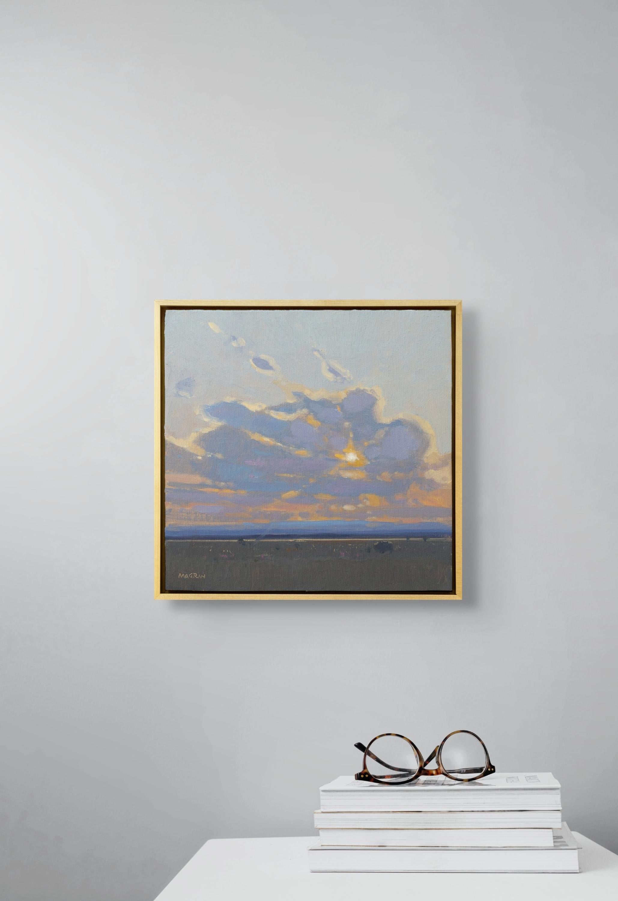 « Colorado Sunset » de Michael Magrin, peinture à l'huile, paysage du Colorado en vente 9