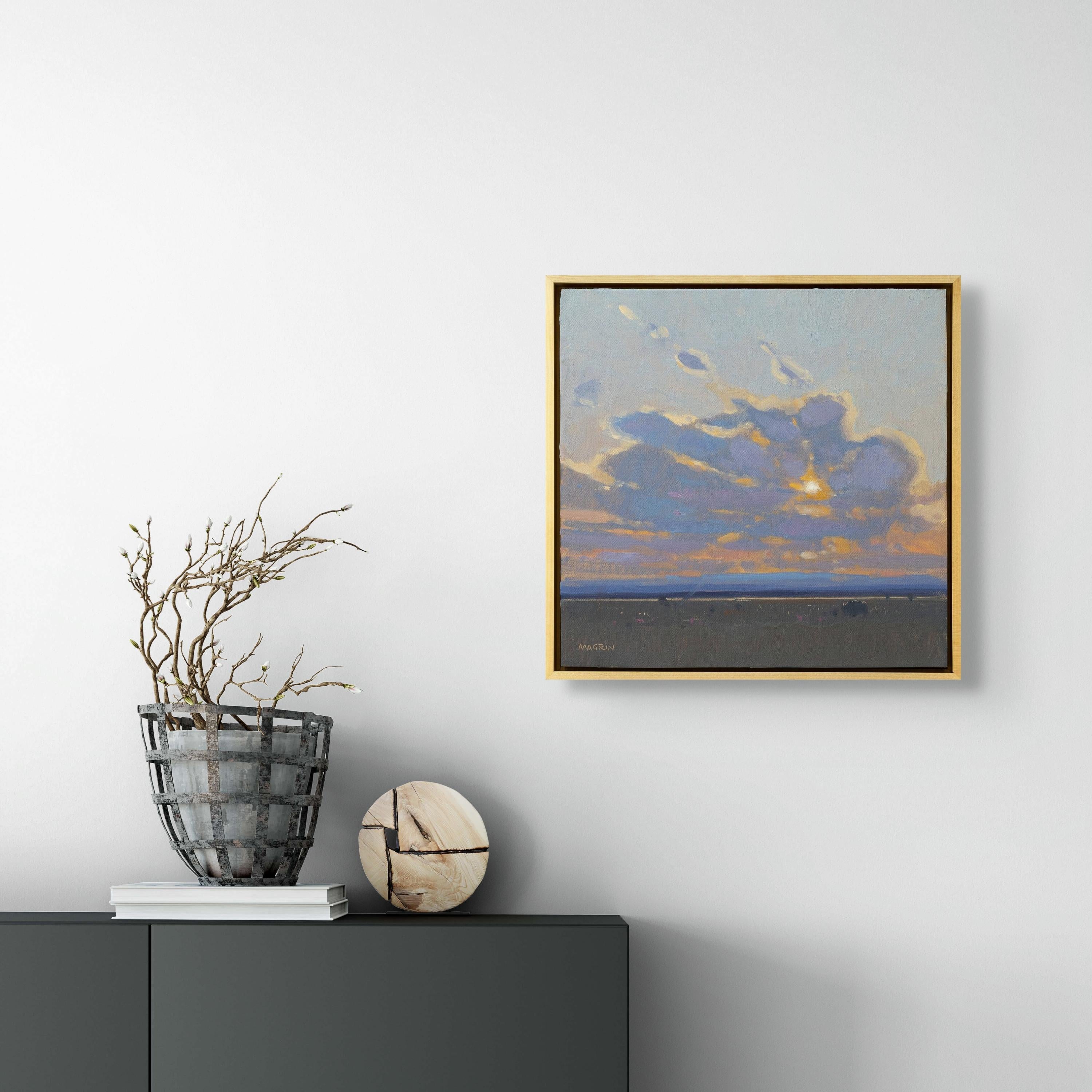 « Colorado Sunset » de Michael Magrin, peinture à l'huile, paysage du Colorado en vente 10