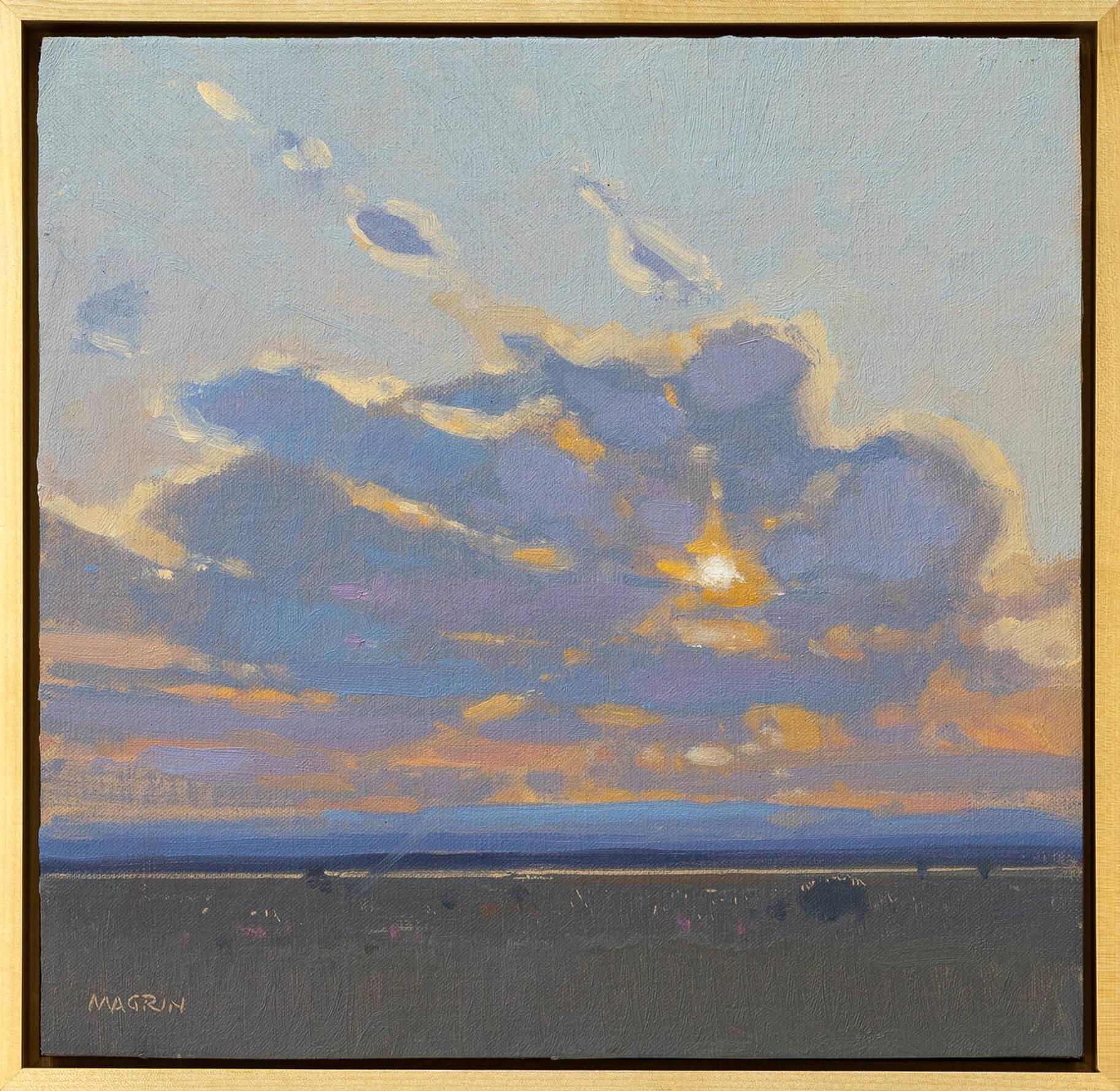 « Colorado Sunset » de Michael Magrin, peinture à l'huile, paysage du Colorado en vente 4