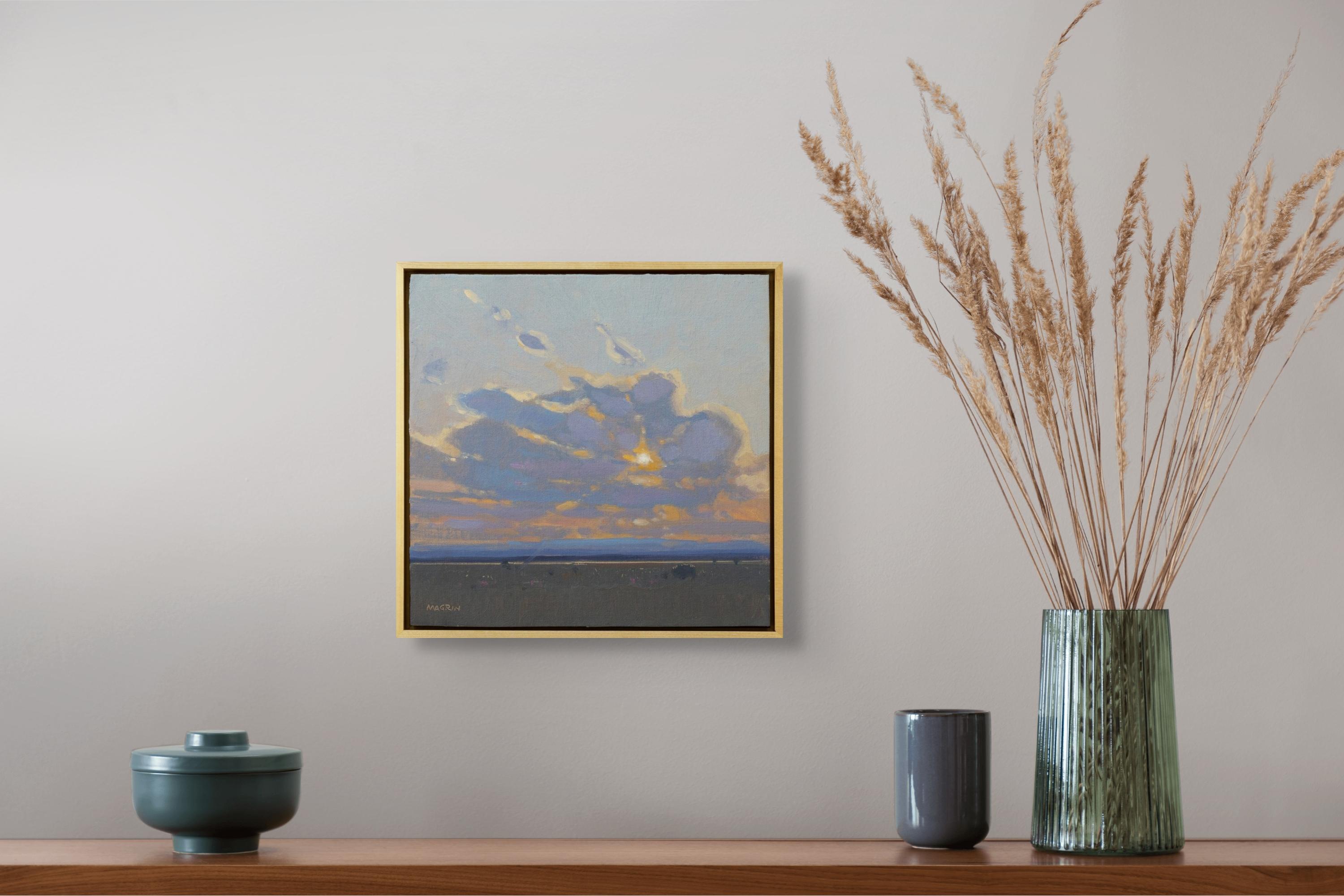 « Colorado Sunset » de Michael Magrin, peinture à l'huile, paysage du Colorado en vente 5