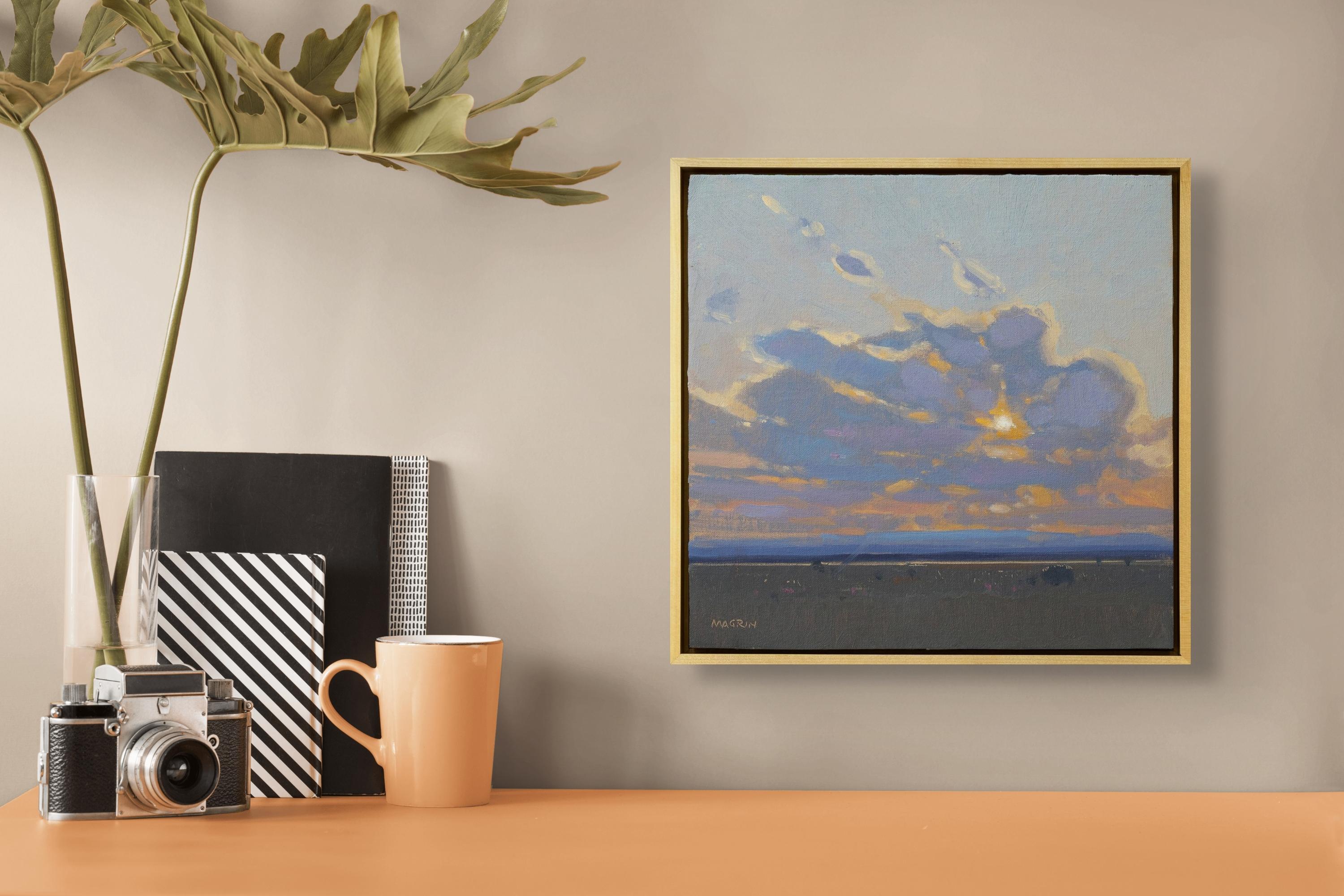 « Colorado Sunset » de Michael Magrin, peinture à l'huile, paysage du Colorado en vente 6