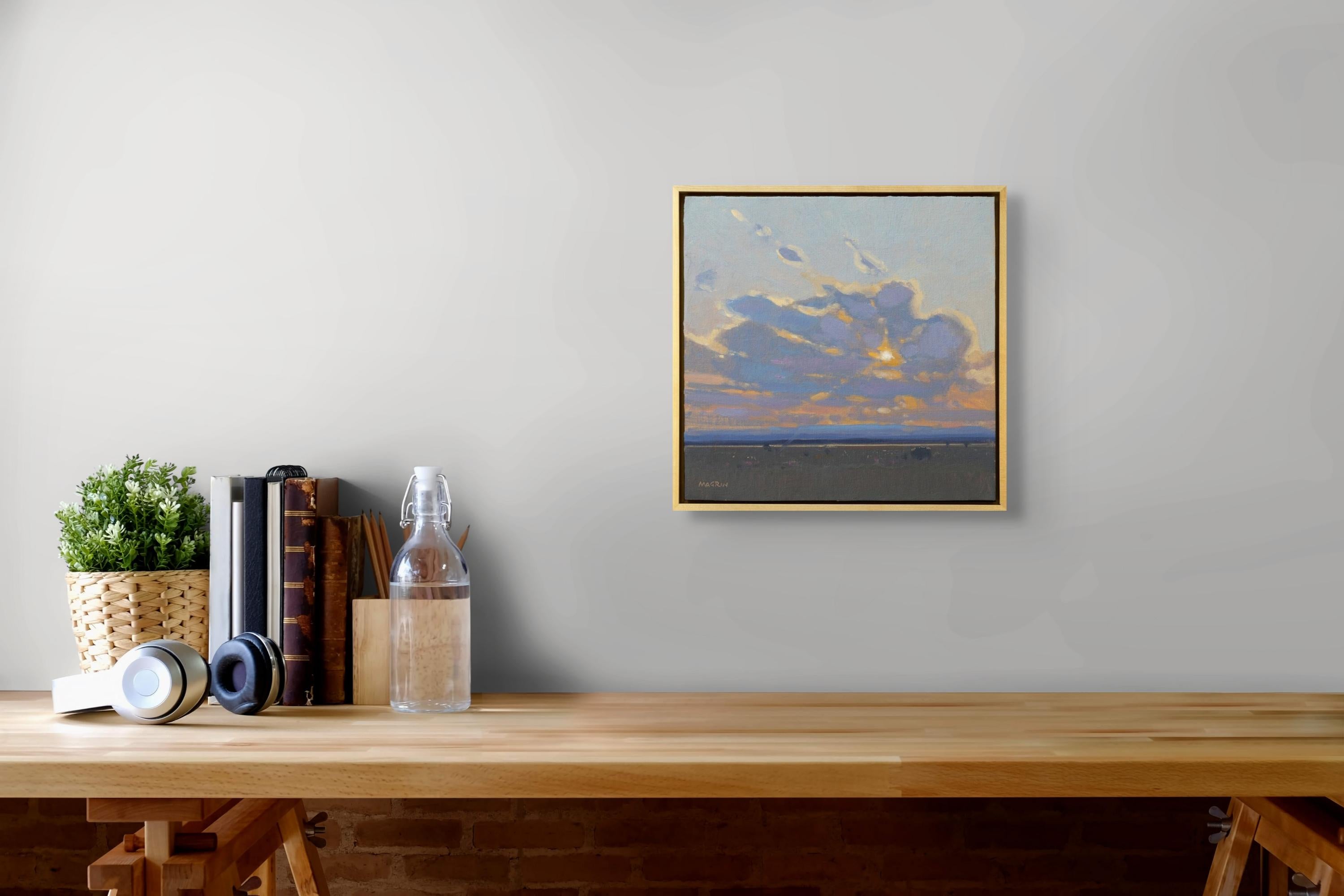 « Colorado Sunset » de Michael Magrin, peinture à l'huile, paysage du Colorado en vente 7