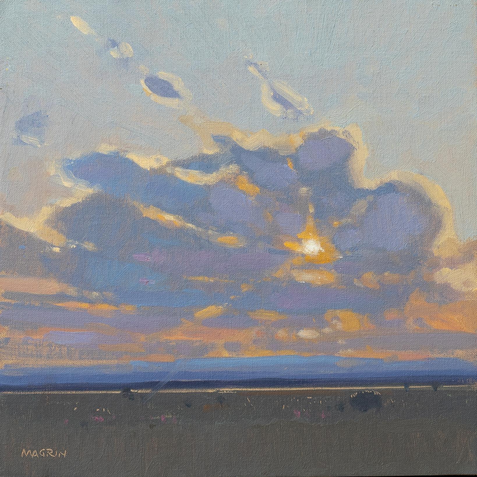 « Colorado Sunset » de Michael Magrin, peinture à l'huile, paysage du Colorado