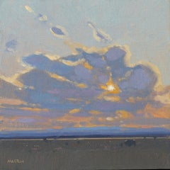 « Colorado Sunset » de Michael Magrin, peinture à l'huile, paysage du Colorado