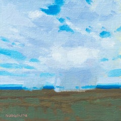 "Piogge lontane" di Michael Magrin, pittura a olio, paesaggio CO