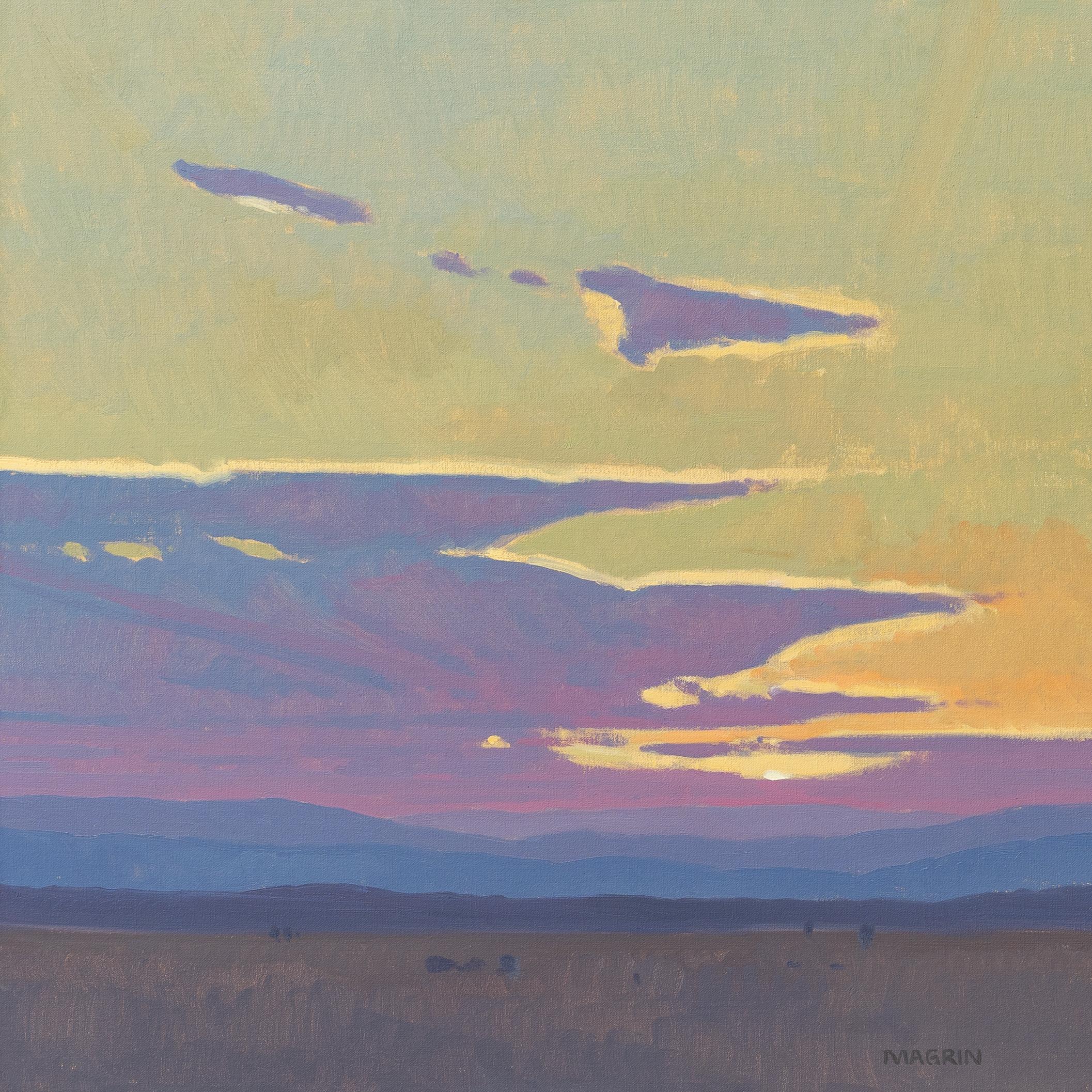 "Promessa di guarigione" di Michael Magrin, pittura a olio, paesaggio CO
