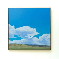 "Kenosha Skies" - Western Landscape and Skyscape, Oil Painting on Linen