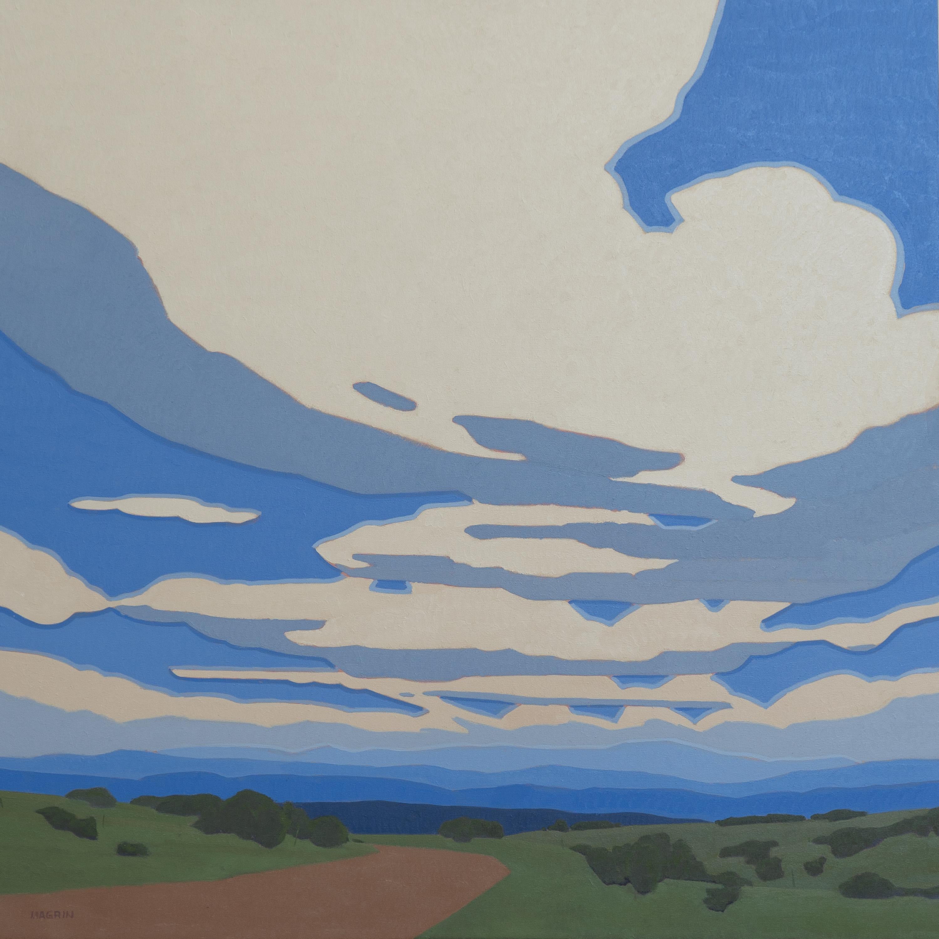 Au-delà de la fourchette - Impressionnisme Painting par Michael Magrin