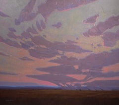 "Erinnerung an heute" (2025) Ölgemälde, Colorado-Landschaft, Sonnenuntergang