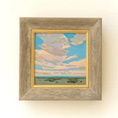 "Vista desde Hess" - Pintura al óleo original de paisaje sobre lino