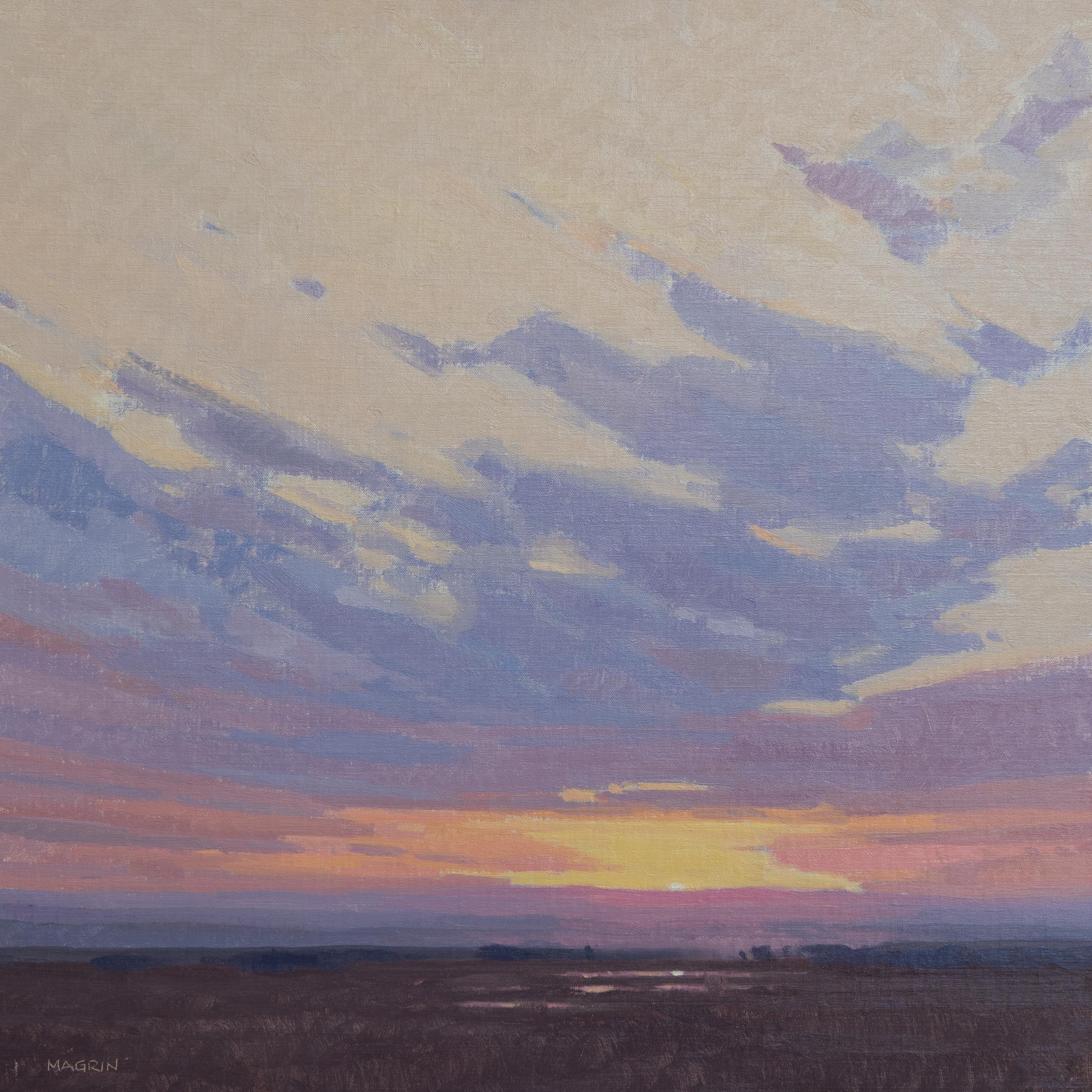Western Reverie - Impressionist Painting by Michael Magrin