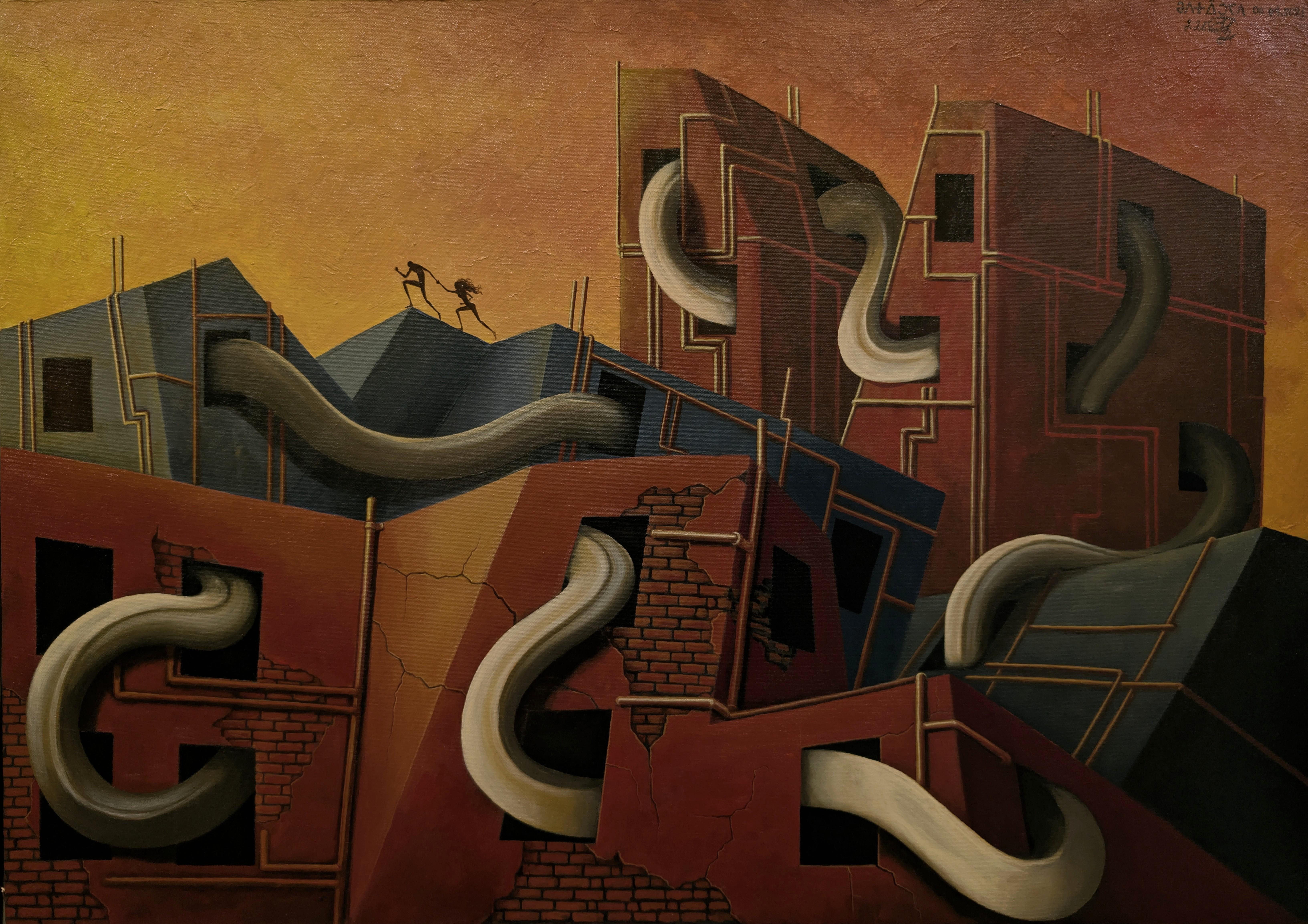 Georgian Contemporary Art by Michael Makharadze - Escape