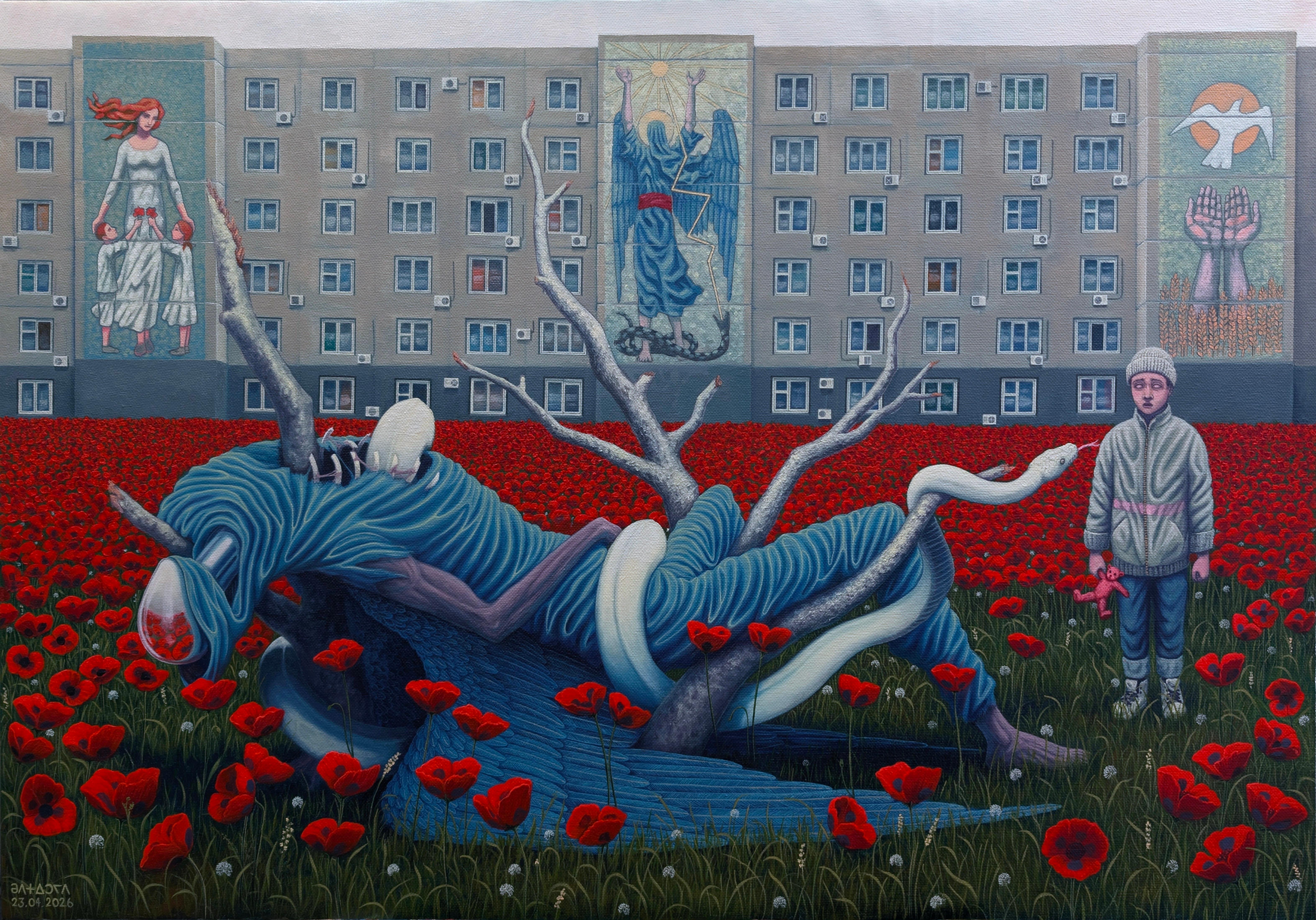Georgian Contemporary Art by Michael Makharadze - The Exiled Sky