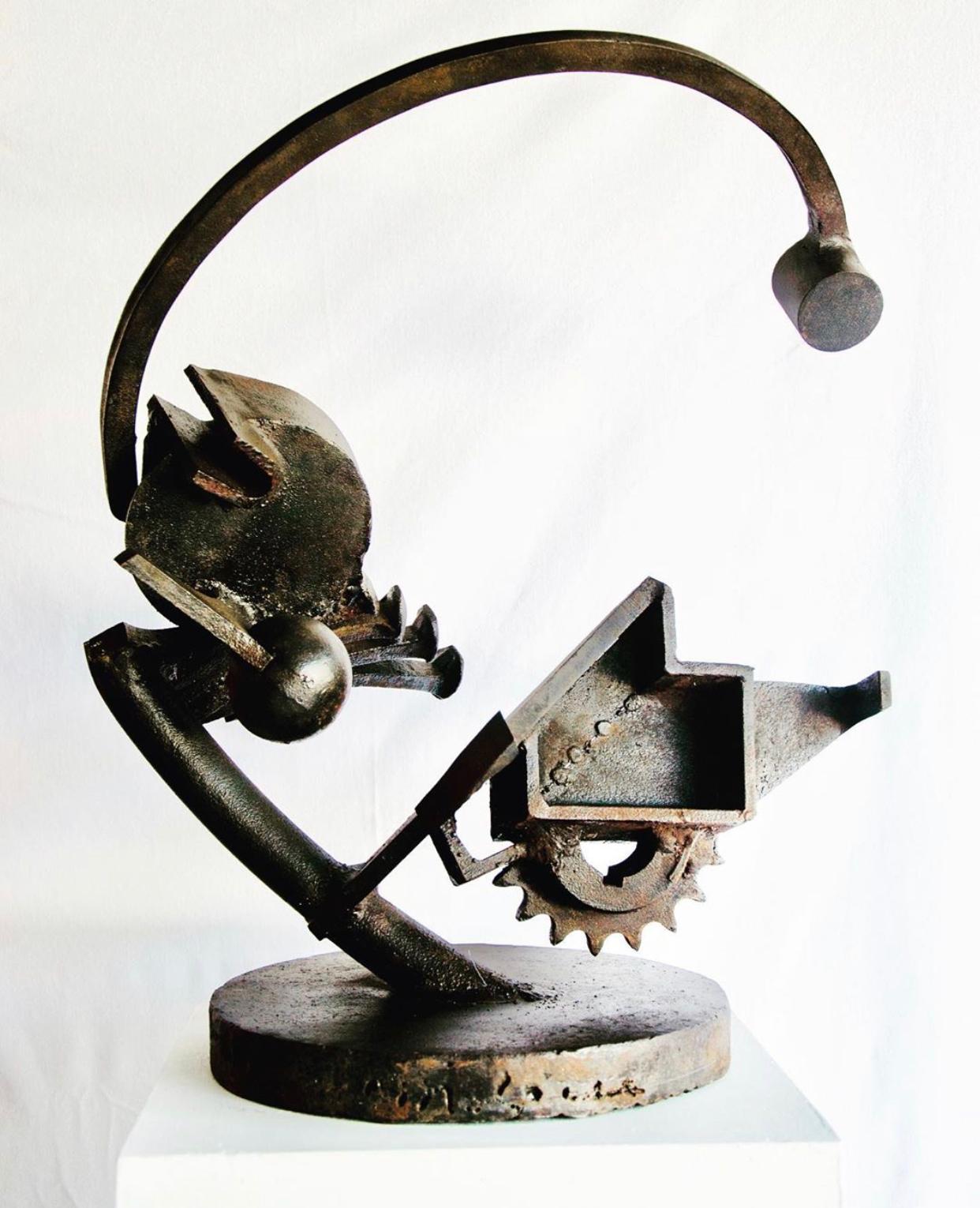 LARGE CHICKEN RING - Sculpture by Michael Malpass