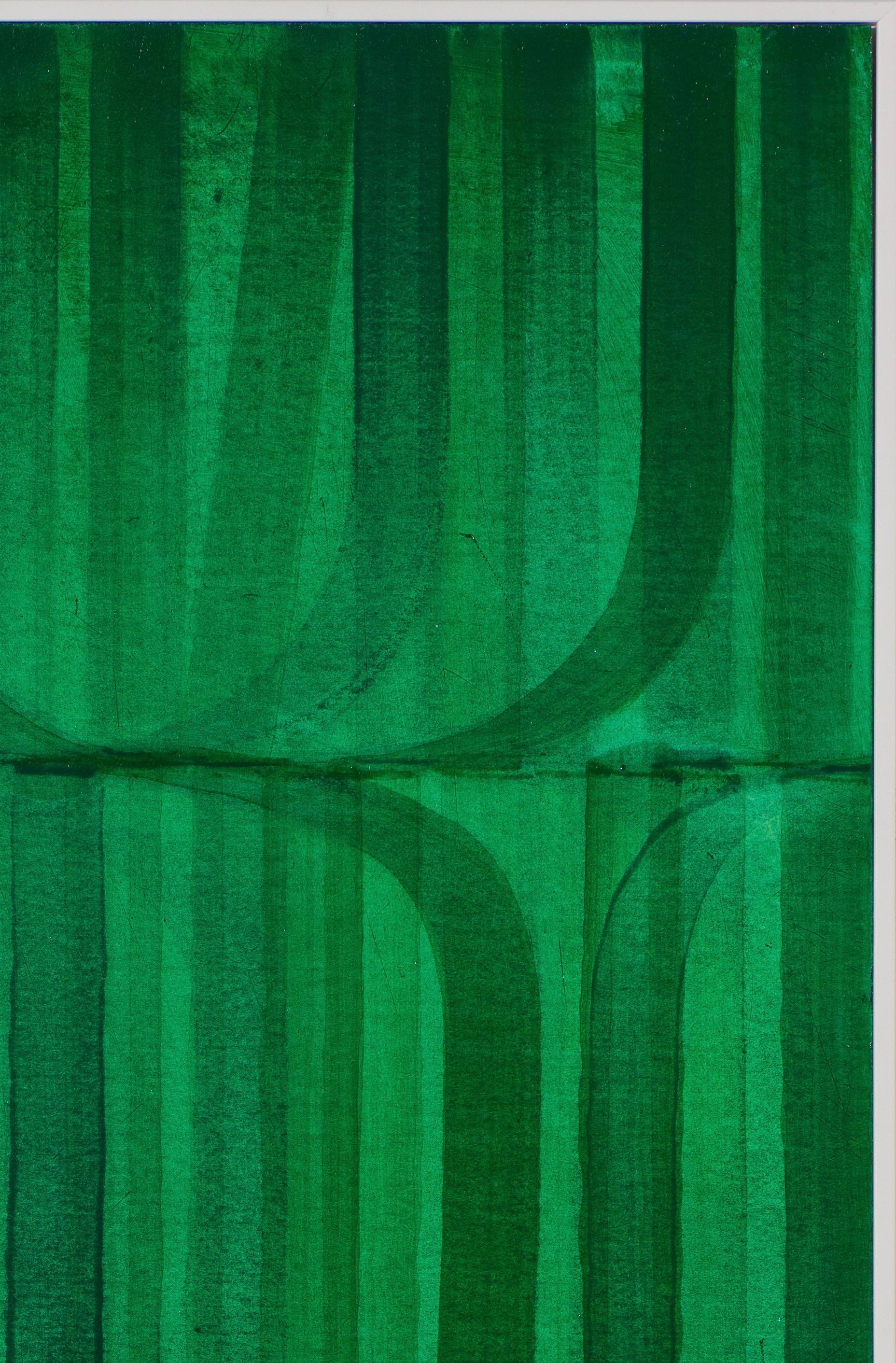 Green #2 - Abstract Painting by Michael Marlowe