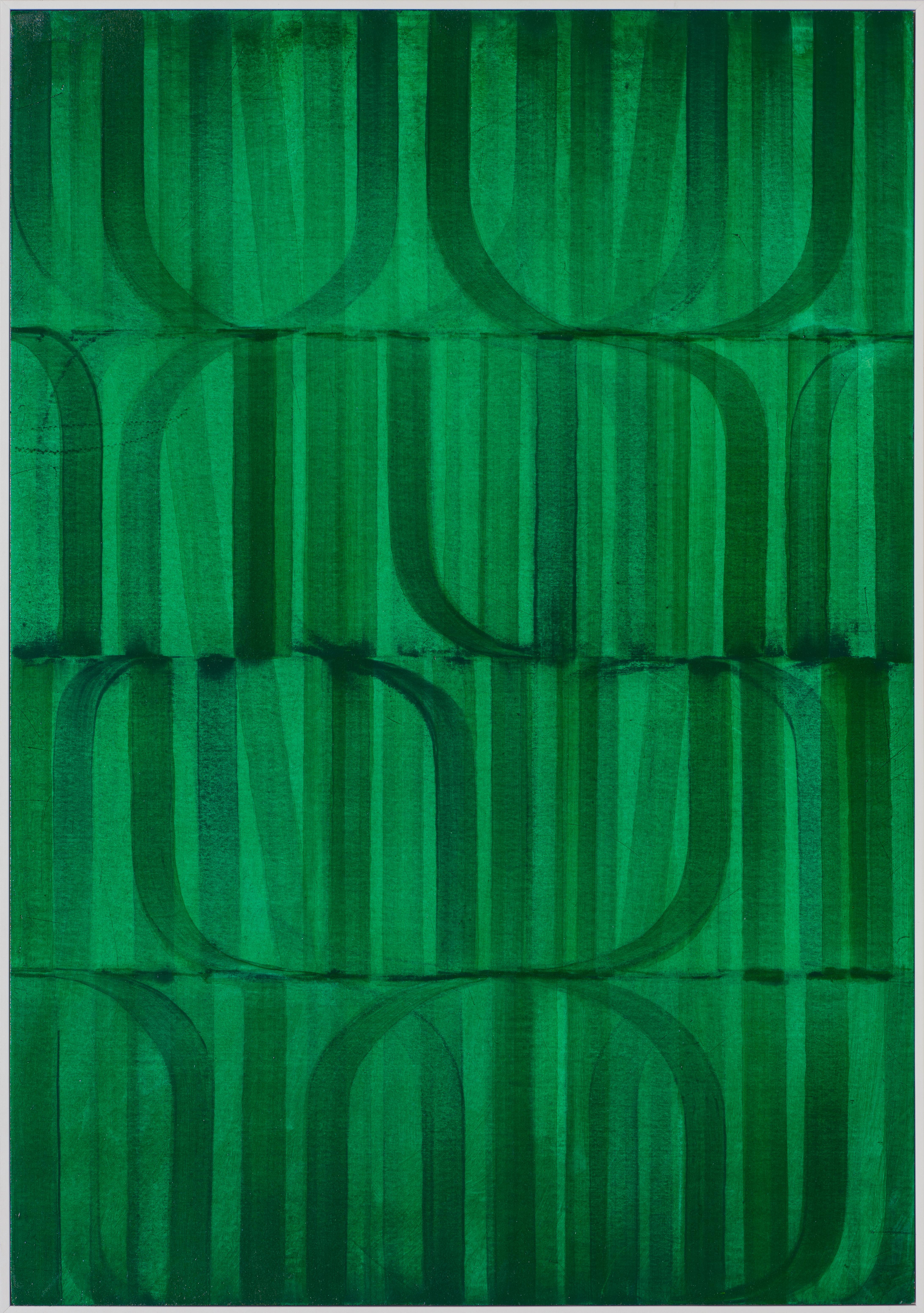 Michael Marlowe Abstract Painting - Green #2
