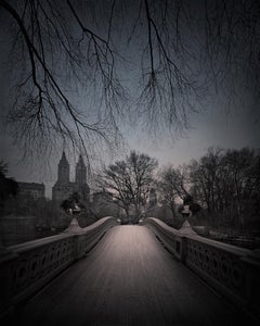 Bow Bridge, Looking North, predawn, Central Park, New York City, 2019