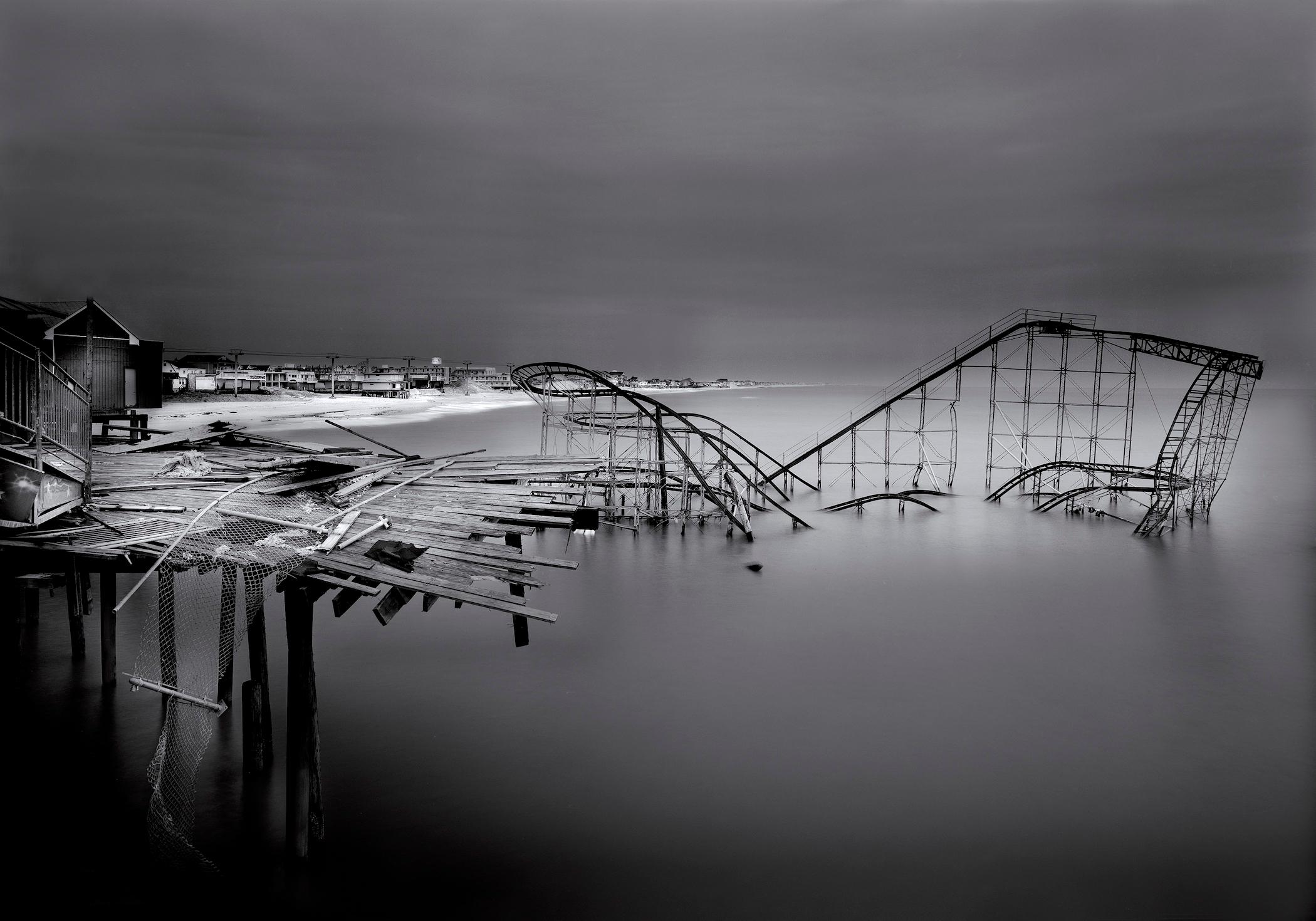 Michael Massaia - The Casino Pier-Post Hurricane Sandy, 2012, Printed After