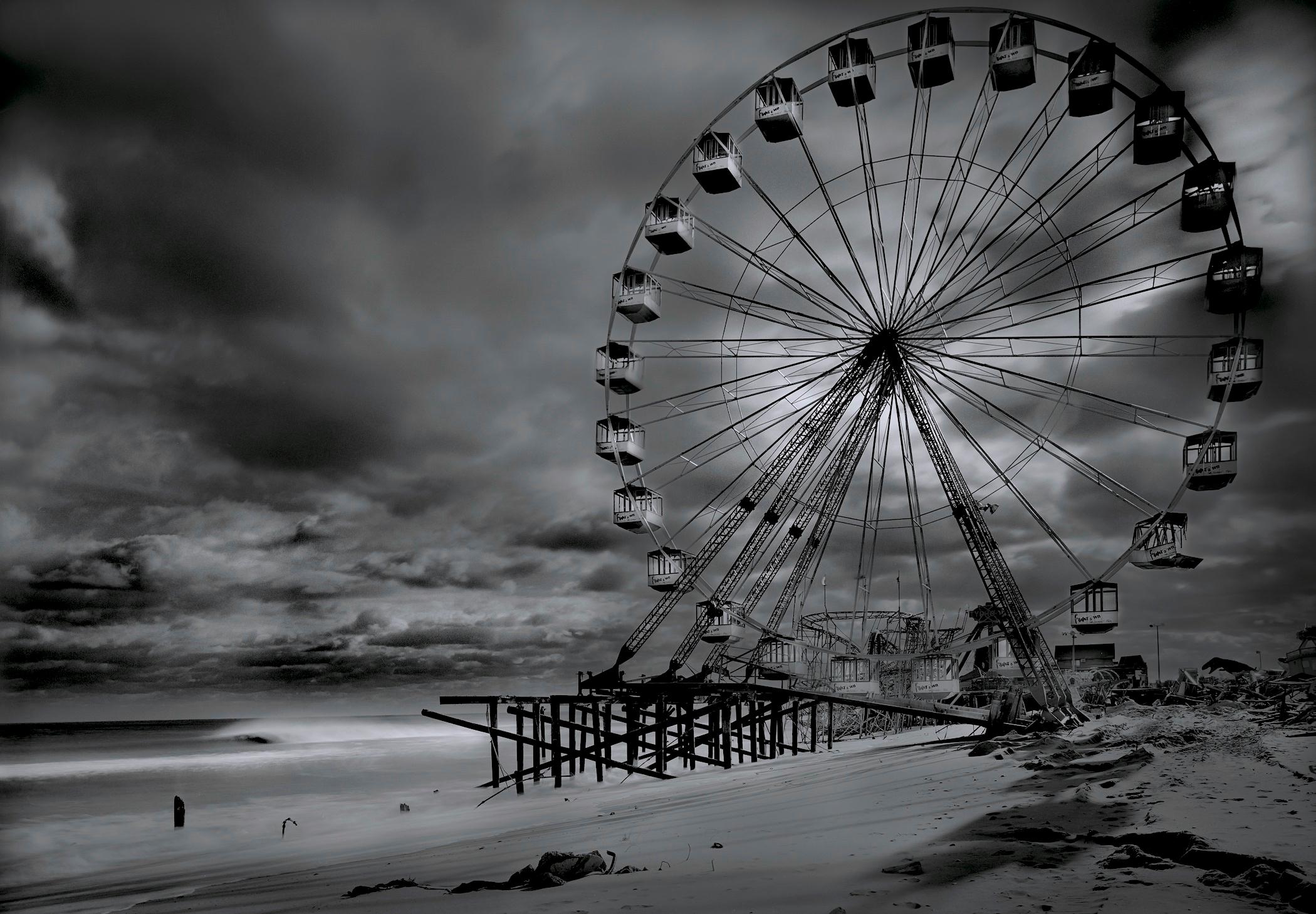 Michael Massaia - The Funtown Pier-Post Hurricane Sandy, 2012, Printed After