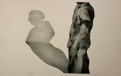 Modernista Figurativo Pop Art Acquaforte e Acquatinta "l'Artista" Michael Mazur