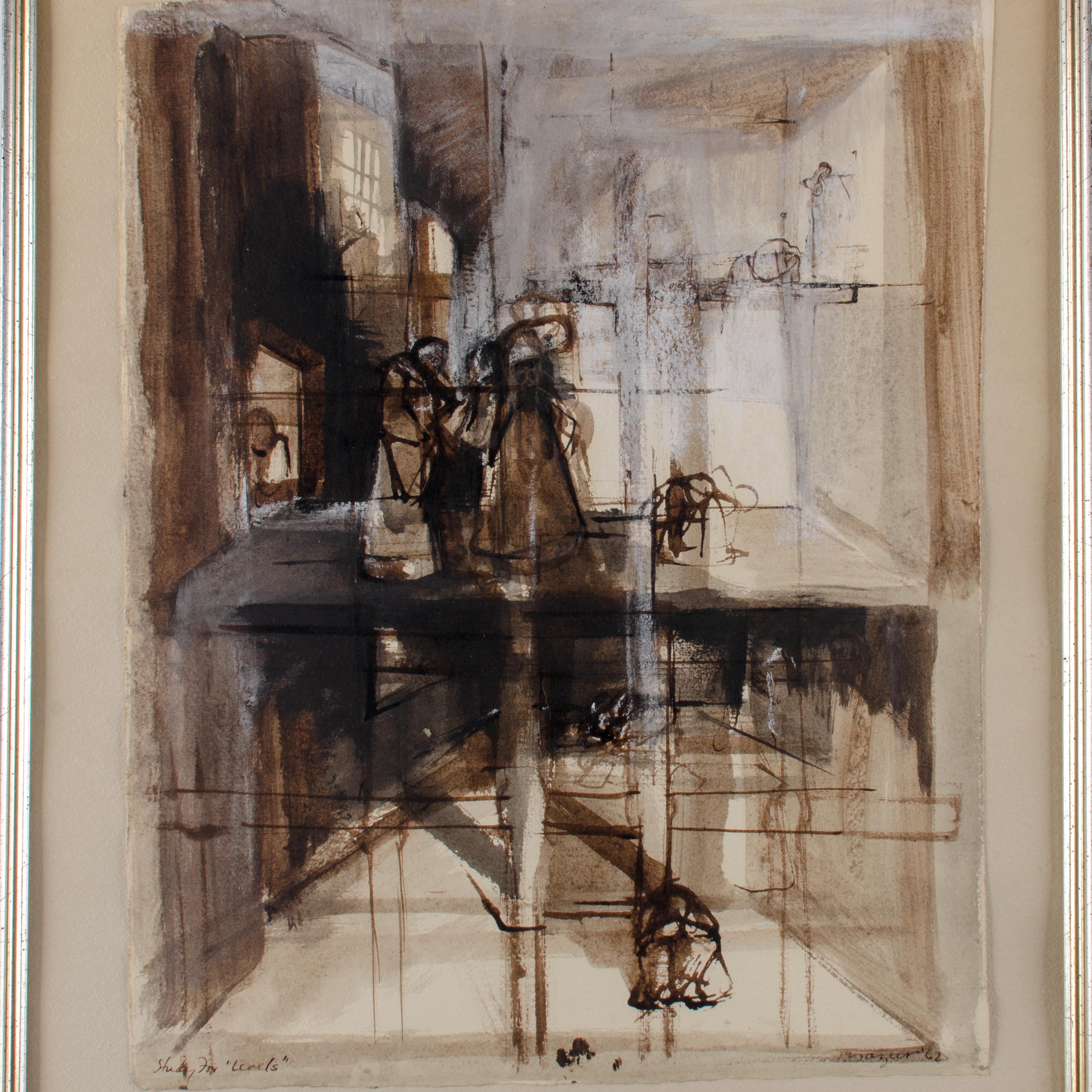 Mid-Century moderno Michael Mazur 
