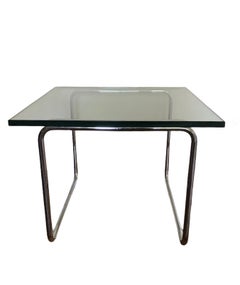 Michael McCarthy for Cassina Glass & Chrome Side Table