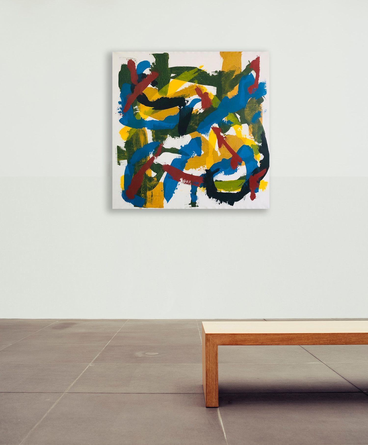 Peinture « A Late Walk », acrylique sur toile en vente 1