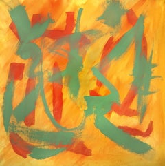 Abstraktes abstraktes Gemälde 213, Acryl auf Leinwand