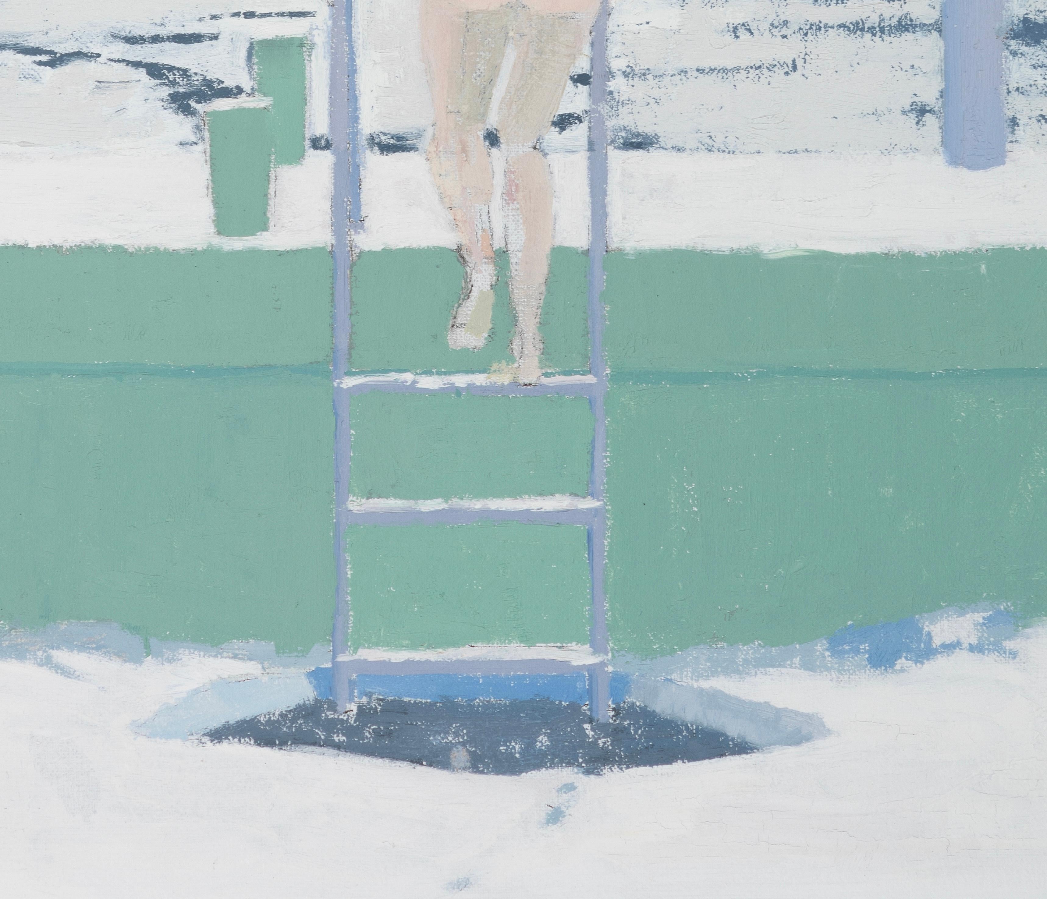 Ice Bather (Study) - Painting by Michael Meehan