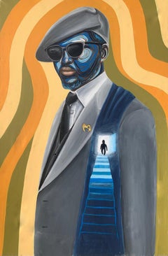Visionary Path - 21st Century, Contemporary, Figurative Portrait, Modern, Men