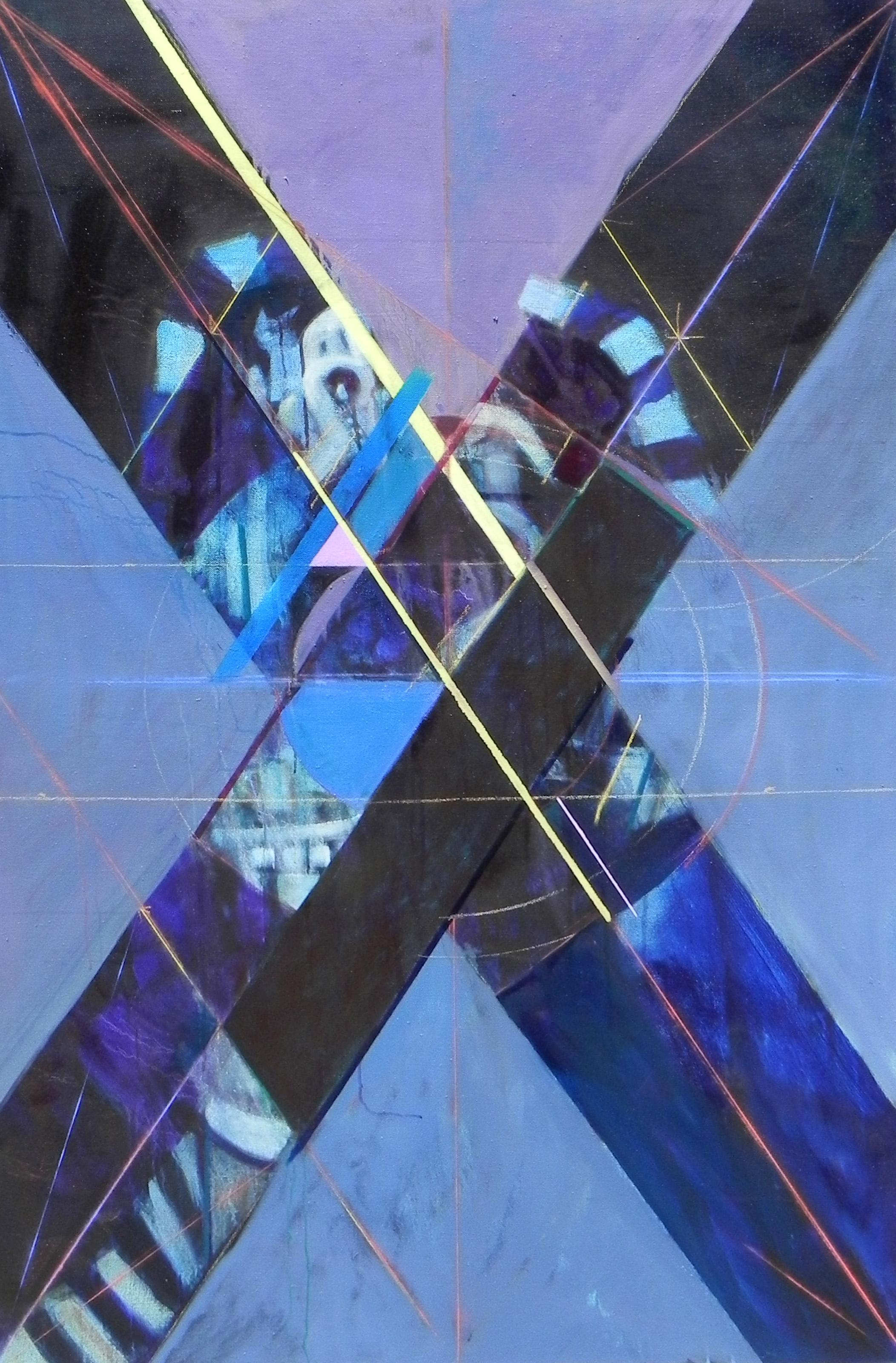 ""Ritmi di Vita 19", Michael Mentler, Öl auf Leinwand, zeitgenössische, geometrische Kunst