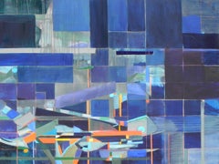 "Segni di Vita 9", Michael Mentler, Oil on Canvas, Contemporary, Geometric Art