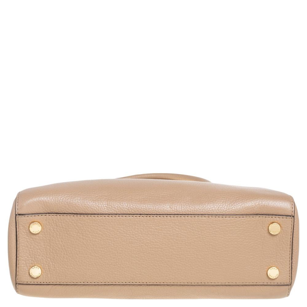 Women's MICHAEL Michael Kors Beige Leather Astrid Satchel For Sale
