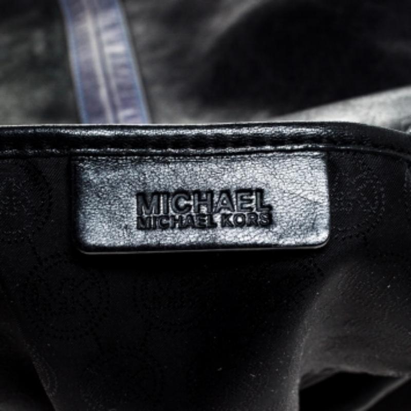 MICHAEL Michael Kors Schwarzer/Blauer Hobo im Angebot 5
