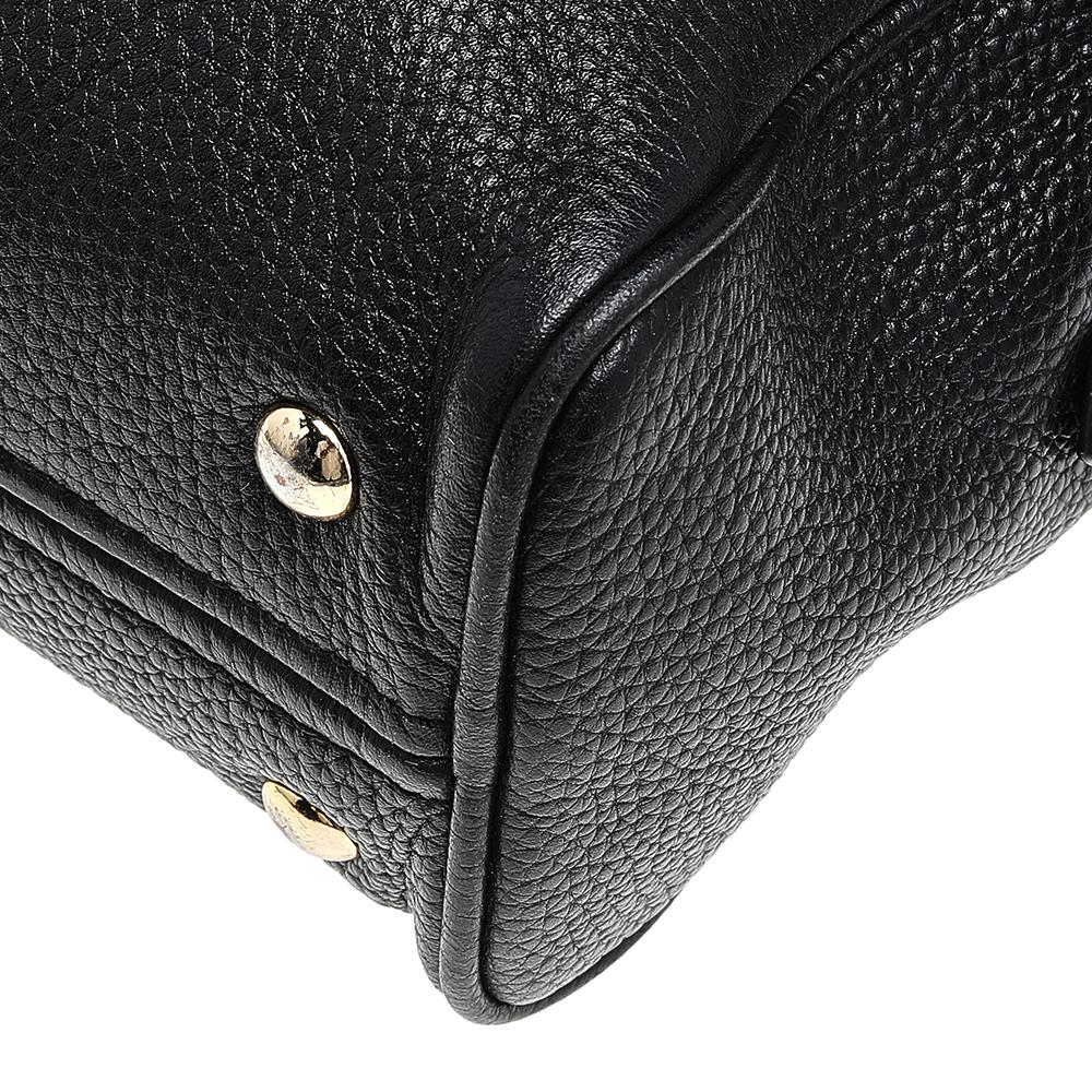 MICHAEL Michael Kors Black Leather Bedford Tassel Duffel Bag 4