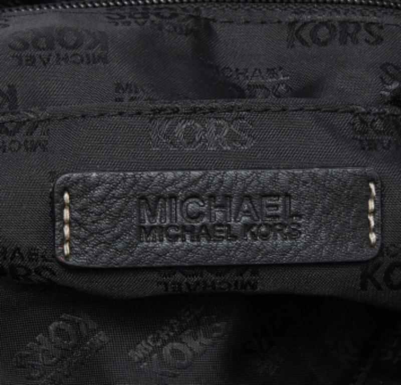 Fourre-tout en cuir noir Brookville de MICHAEL Michael Kors Bon état - En vente à Dubai, Al Qouz 2