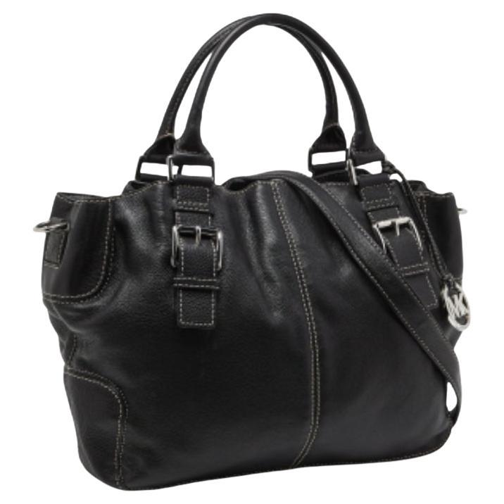 Fourre-tout en cuir noir Brookville de MICHAEL Michael Kors en vente