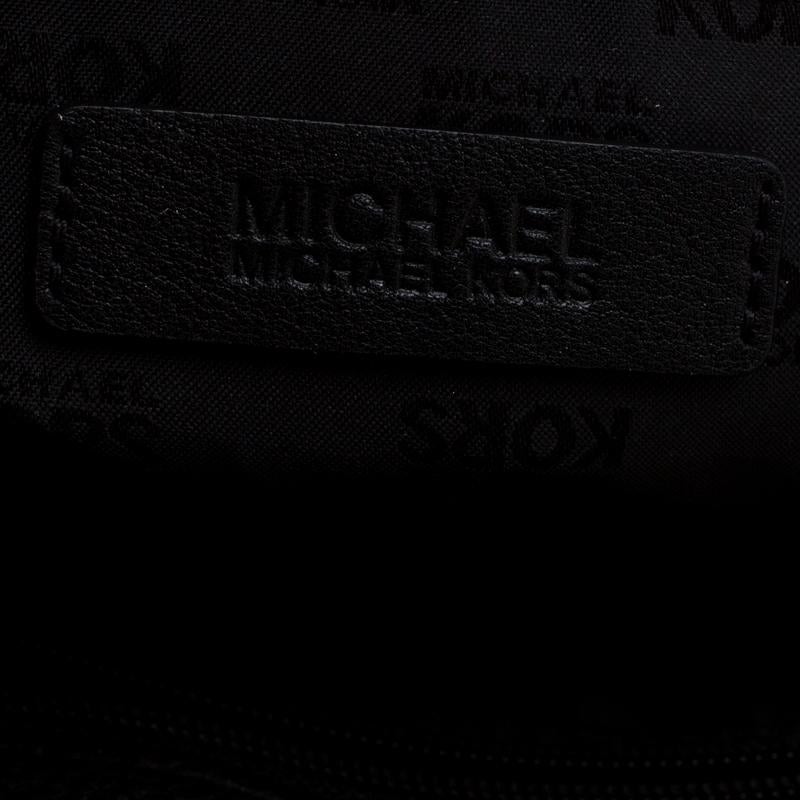 Michael Michael Kors Black Leather Chain Shoulder Bag 2