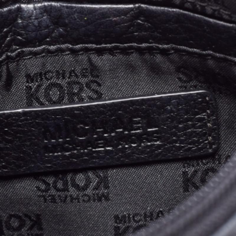 MICHAEL Michael Kors - Sac à bandoulière en cuir noir Fulton en vente 2