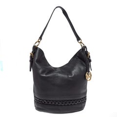 Hobo in pelle nera di Michael Kors