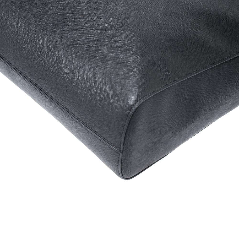 MICHAEL Michael Kors Schwarzes Leder- Jet-Set-Tasche 4
