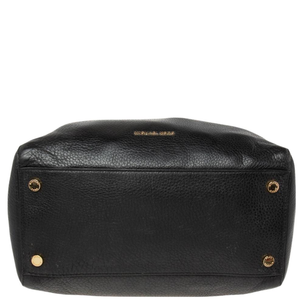 MICHAEL Michael Kors Kirby Umhängetasche aus schwarzem Leder Damen