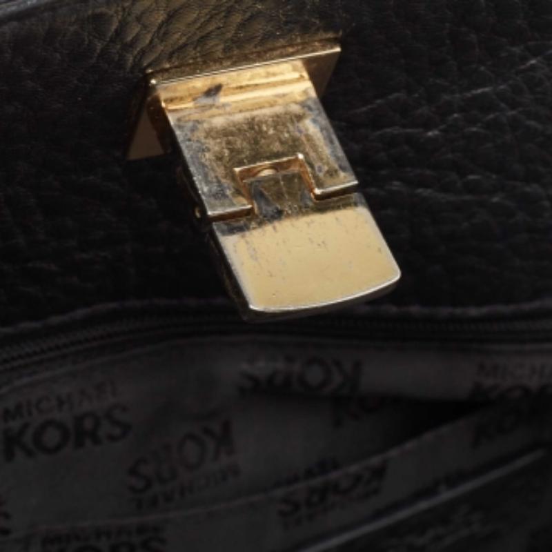 MICHAEL Michael Kors Cartera Astrid grande de piel negra en venta 1